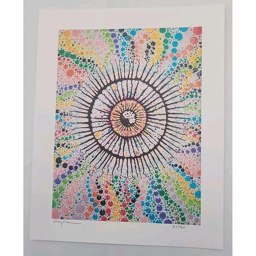 2025 Gwyllm‎ Llwydd  signed Blotter Art Print "Universal Convergance"